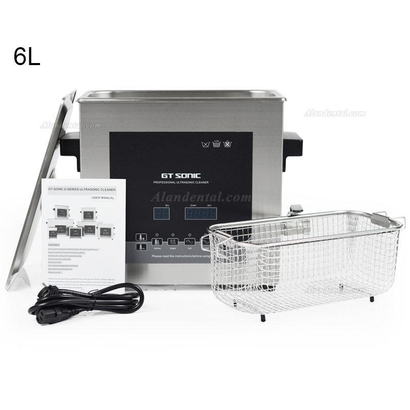 GT SONIC D-Series Digital Ultrasonic Cleaner 2-27L 100-500W with Hot Water Cleaning